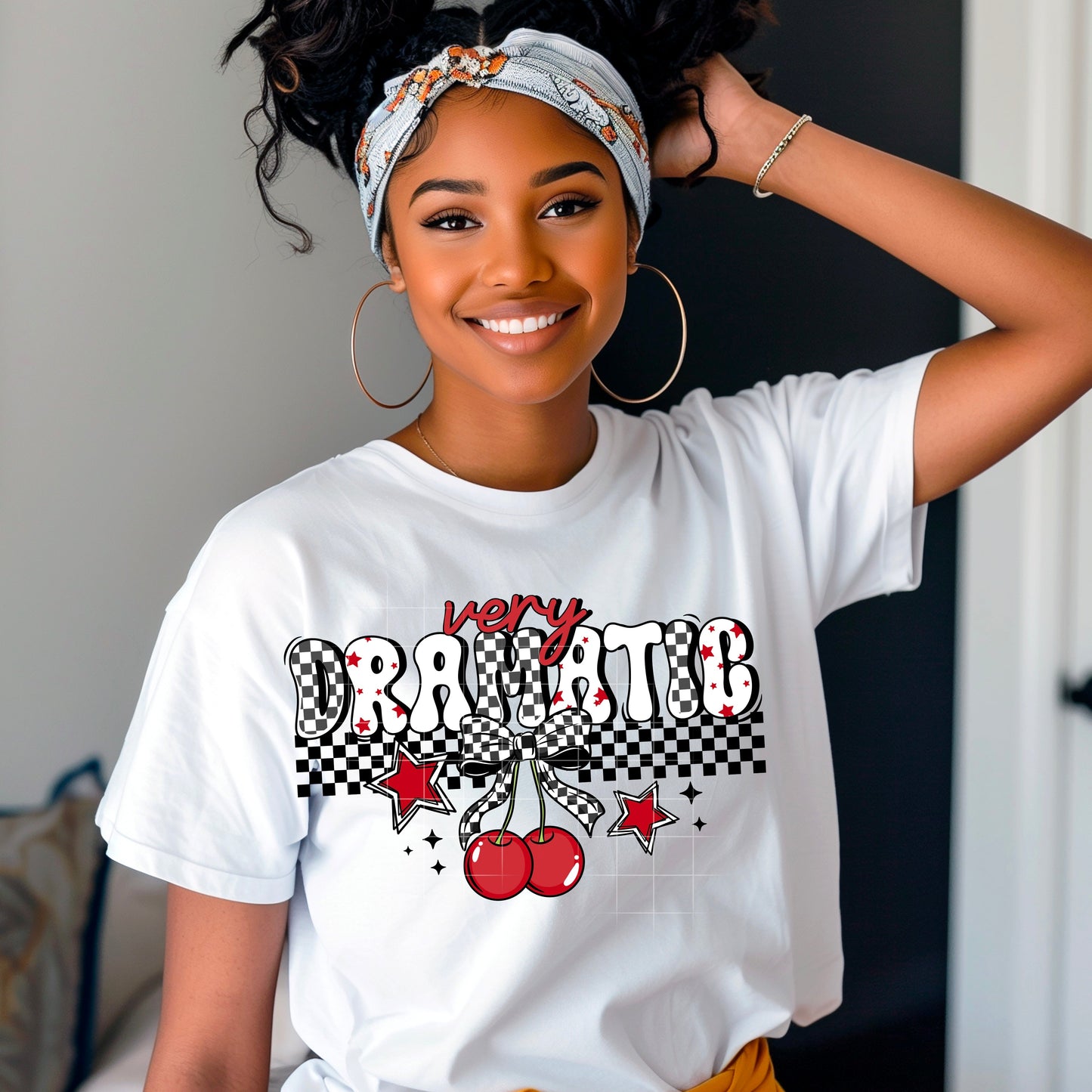 VERY DRAMATIC TEE