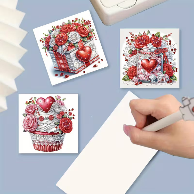 Valentine Love Diamond Art Card Kit (Set of 6)