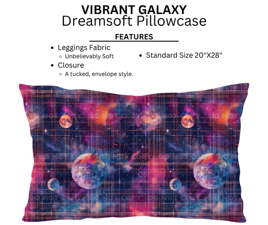 Vibrant Galaxy Dreamsoft Pillowcases