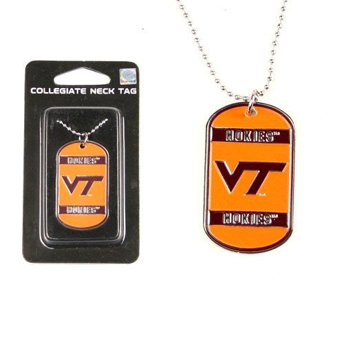 Virginia Tech Hokies Dog Tags Necklace