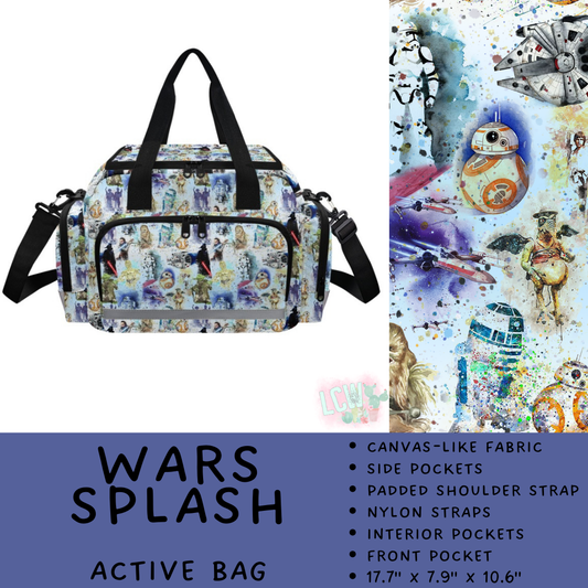 Batch #500 - Active Armor Collection - Closes 3/6 - ETA early May - Wars Splash Active Bag