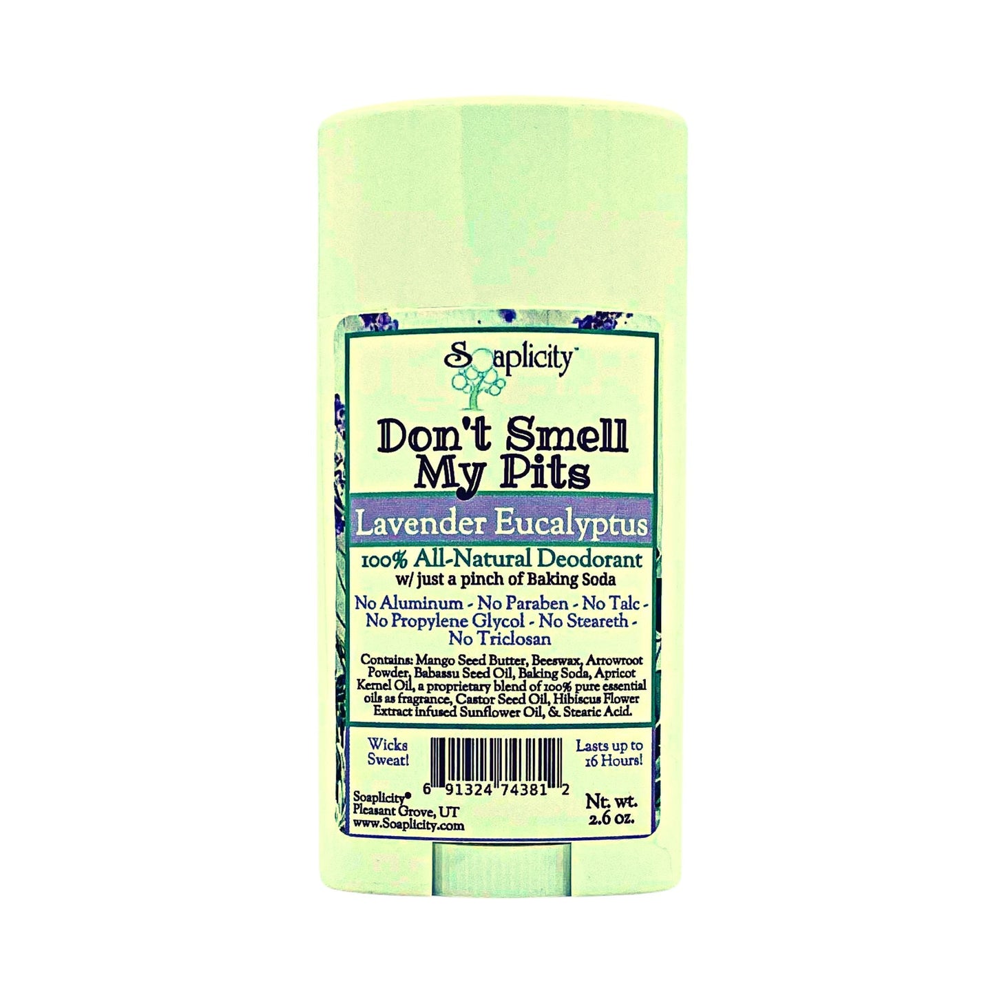 Don't Smell My Pits Natural Deodorant - Lavender Eucalyptus