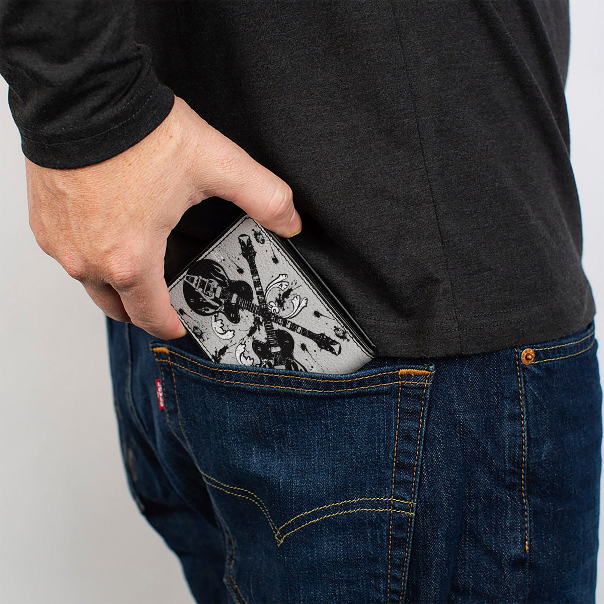 Bi-Fold Wallet - Electric Guitars