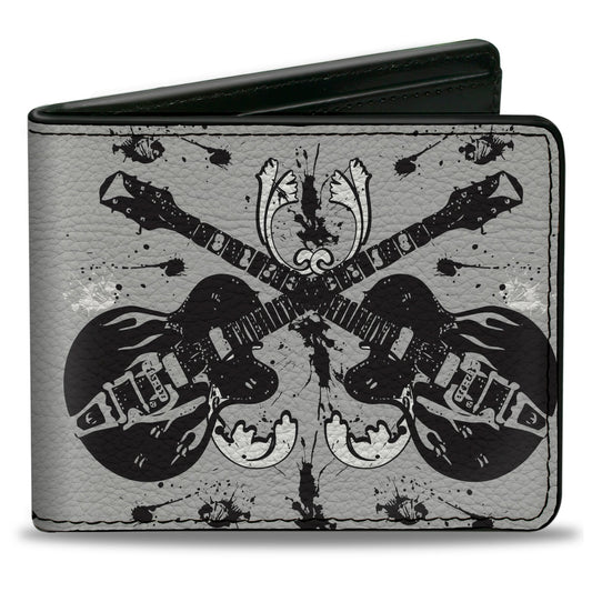 Bi-Fold Wallet - Electric Guitars