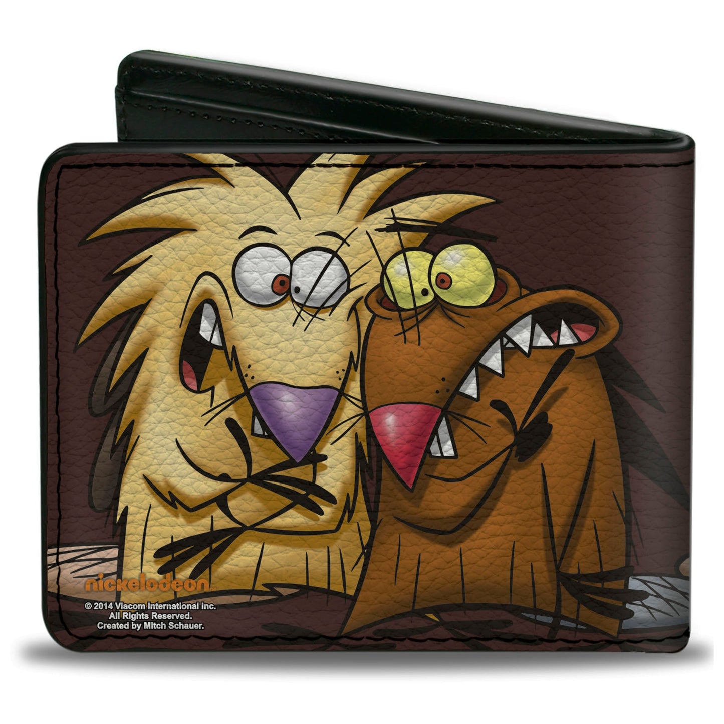Bi-Fold Wallet - Angry Beavers Norbert & Daggett CLOSE-UP Pose