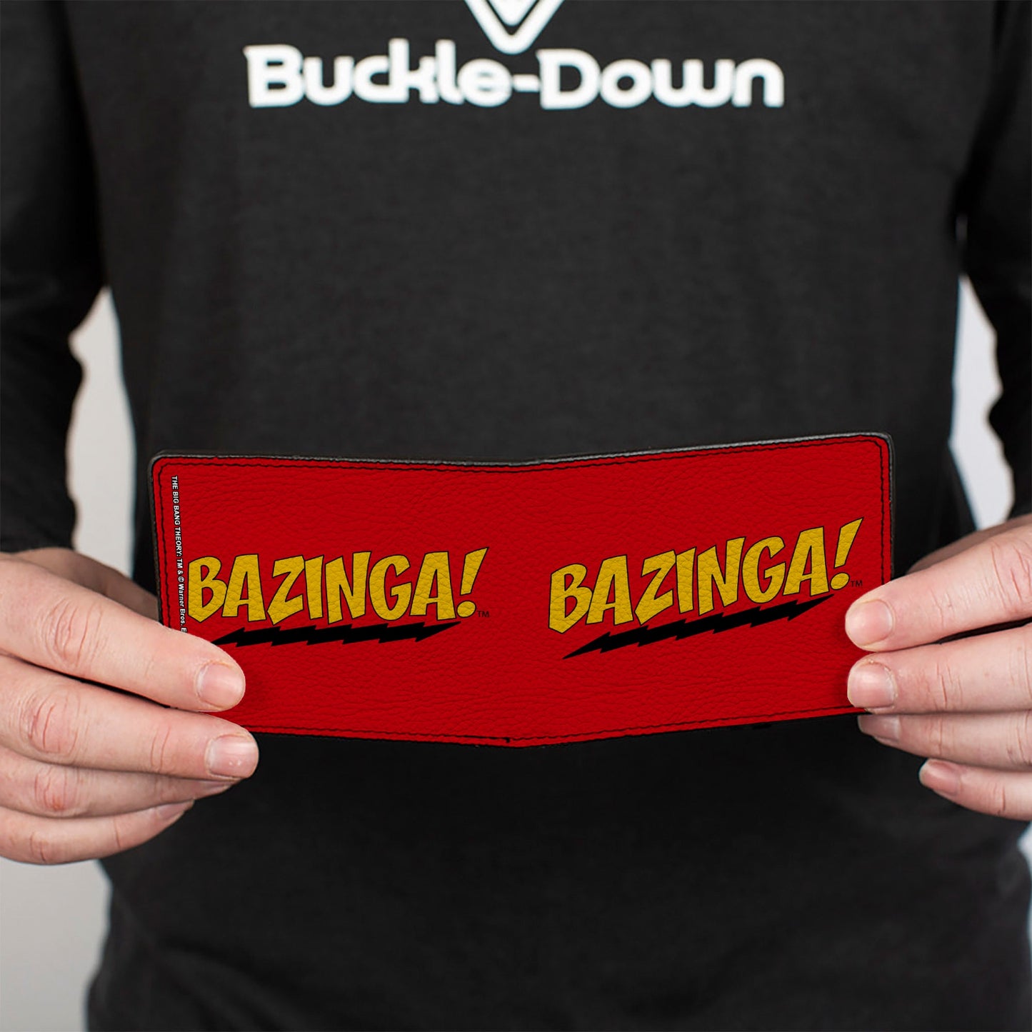 Bi-Fold Wallet - BAZINGA! Red Gold Black