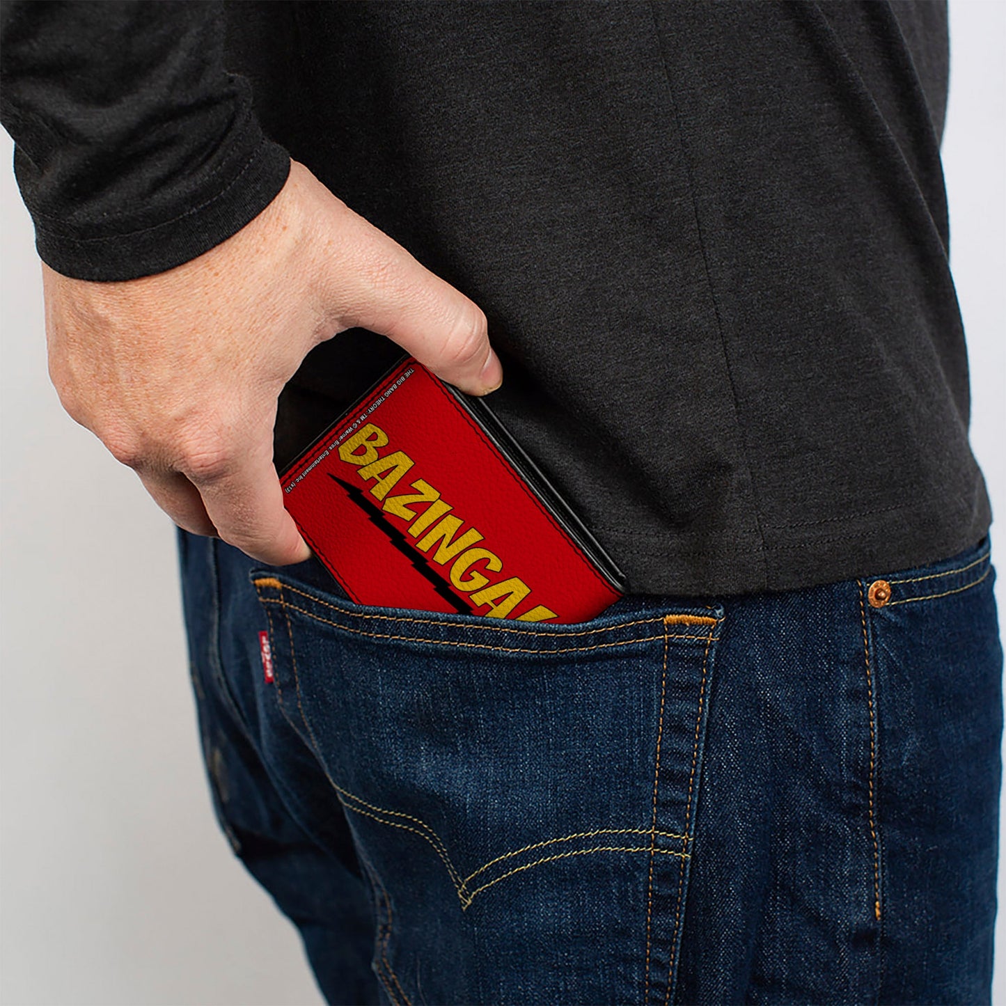 Bi-Fold Wallet - BAZINGA! Red Gold Black