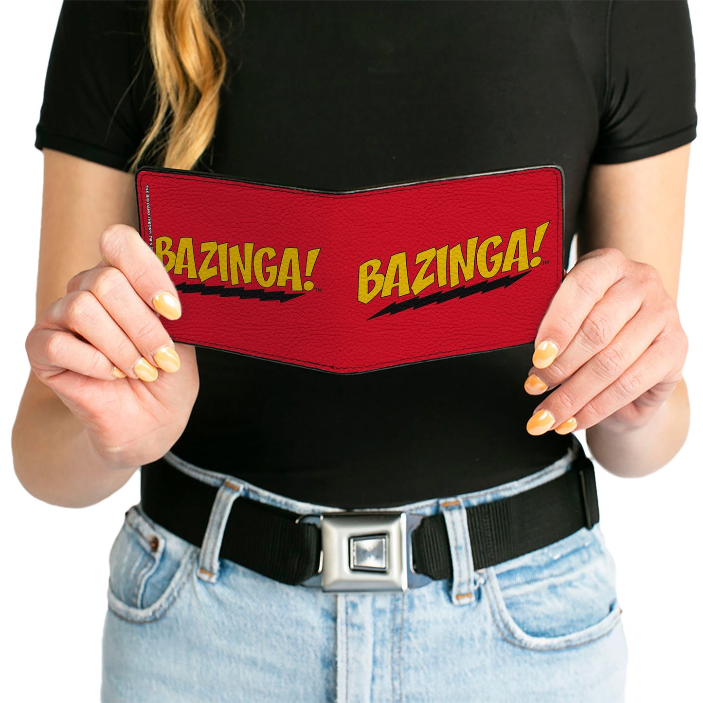 Bi-Fold Wallet - BAZINGA! Red Gold Black