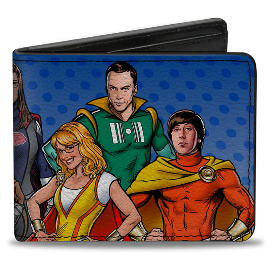 Bi-Fold Wallet - The Big Bang Theory Superhero Characters2