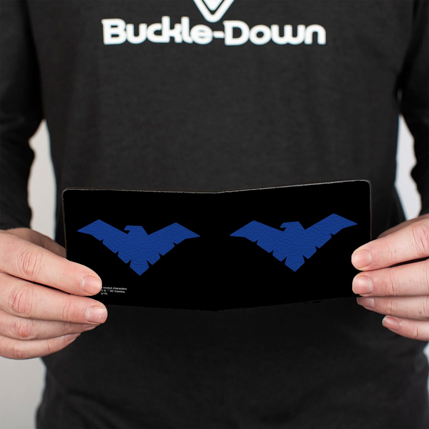 Bi-Fold Wallet - Nightwing Logo Black Blue