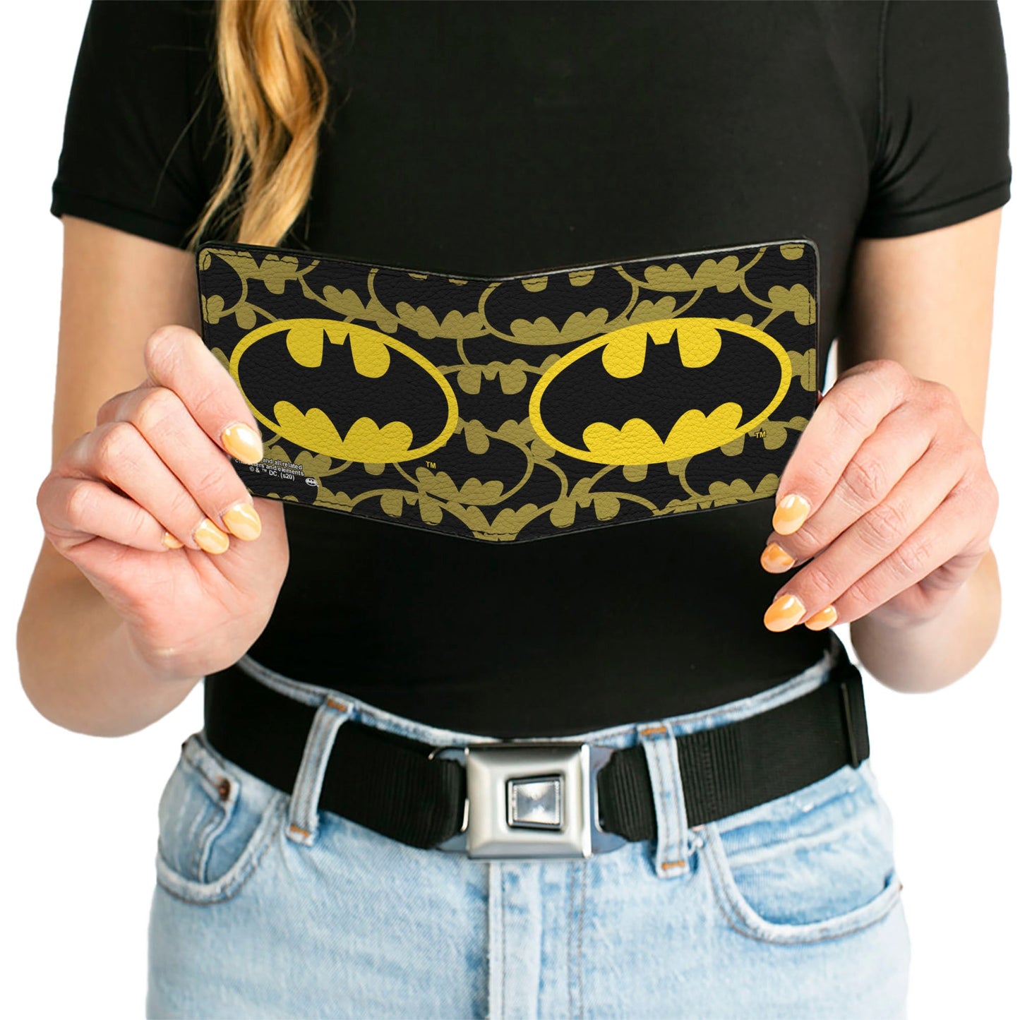 Bi-Fold Wallet - Batman Logo Centered/Stacked Logos
