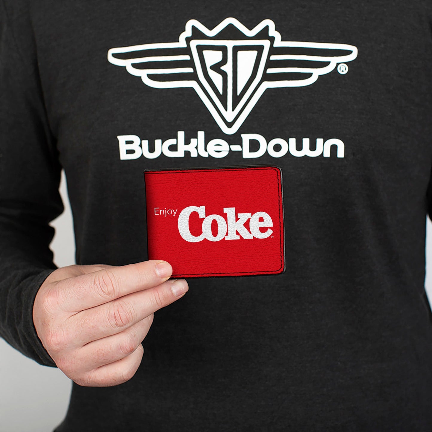 Bi-Fold Wallet - ENJOY COKE Logo Red/White