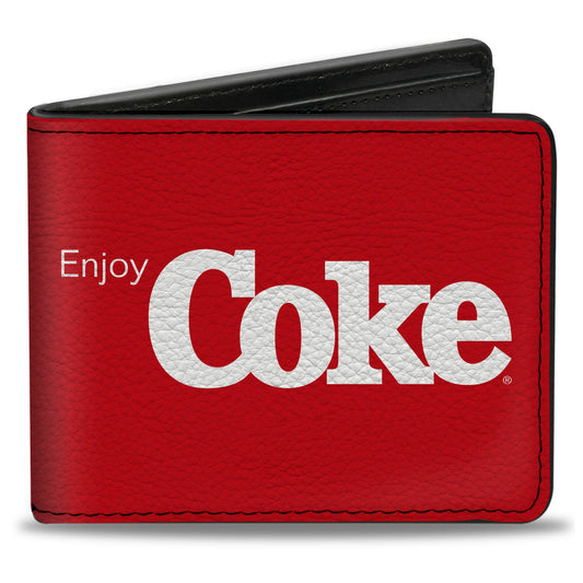 Bi-Fold Wallet - ENJOY COKE Logo Red/White