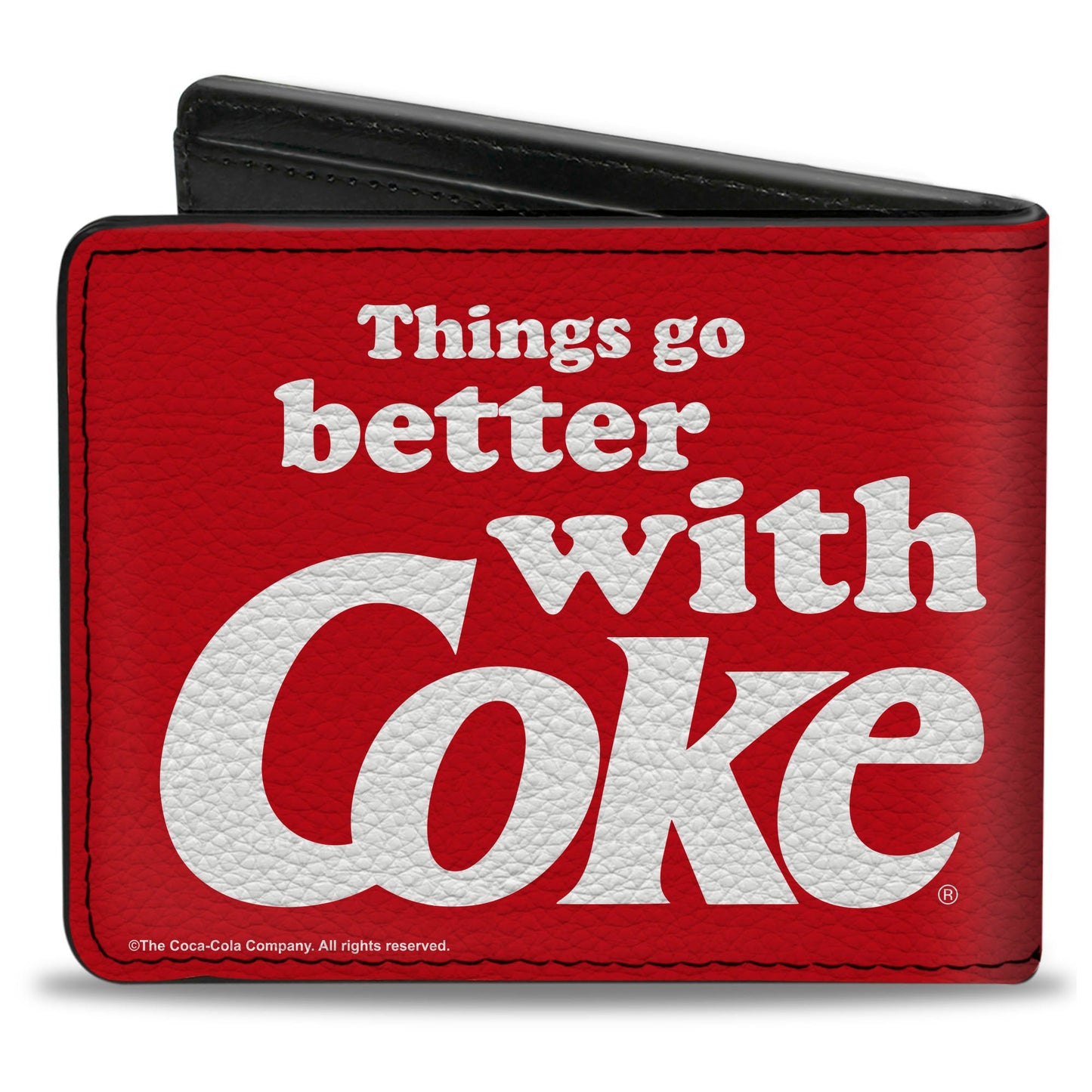 Bi-Fold Wallet - THINGS GO BETTER WITH COKE Logo Red/White