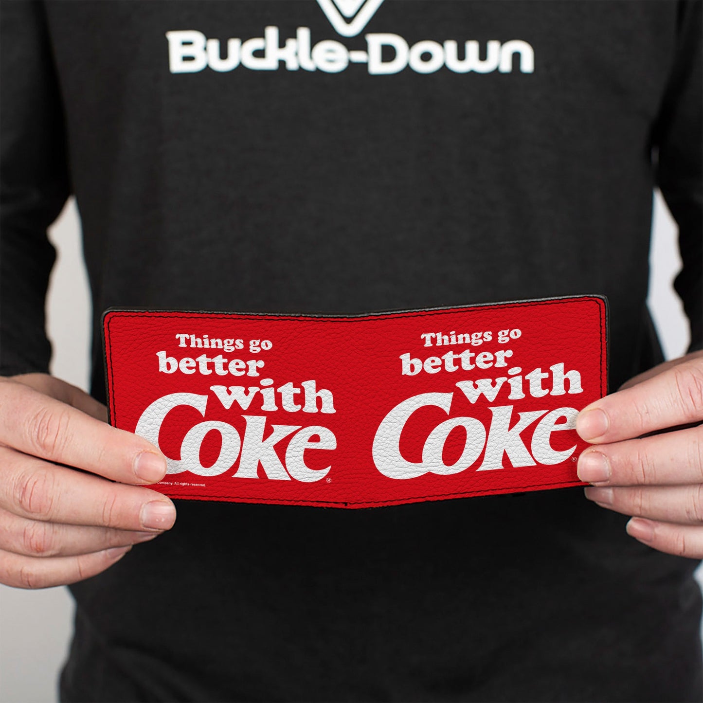 Bi-Fold Wallet - THINGS GO BETTER WITH COKE Logo Red/White