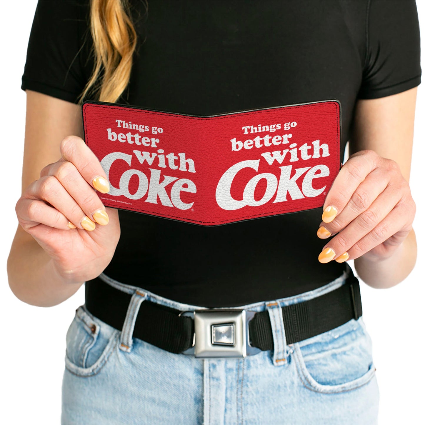 Bi-Fold Wallet - THINGS GO BETTER WITH COKE Logo Red/White