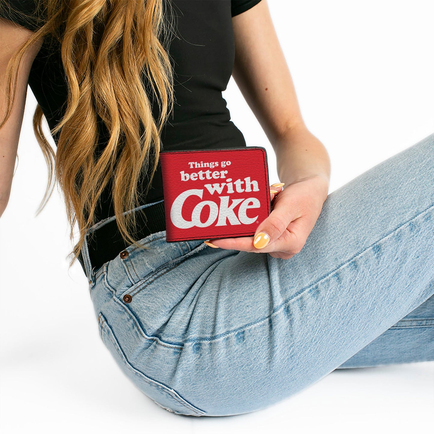 Bi-Fold Wallet - THINGS GO BETTER WITH COKE Logo Red/White
