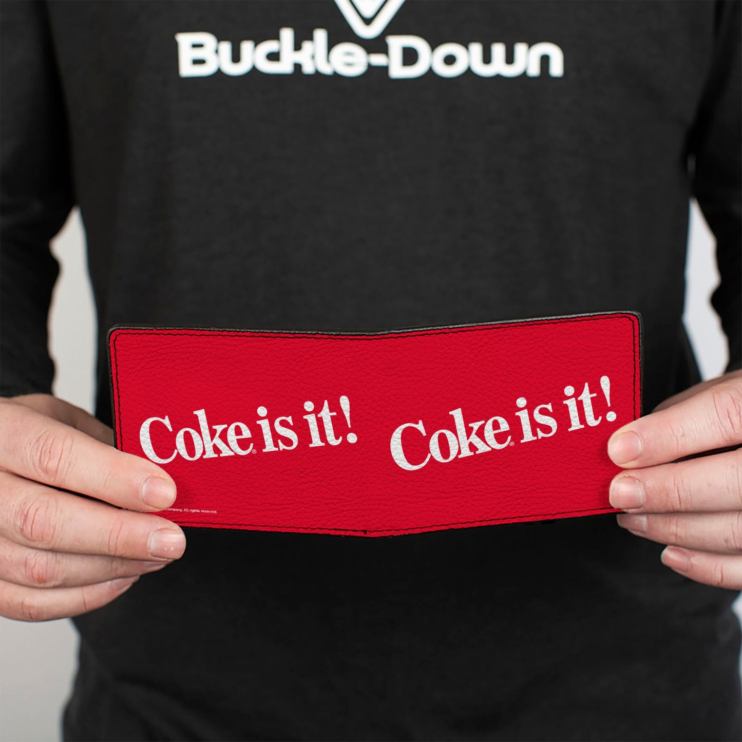 Bi-Fold Wallet - Coca-Cola COKE IS IT! Text Red/White