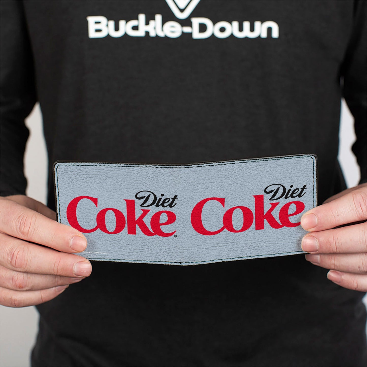 Bi-Fold Wallet - DIET COKE Logo Light Gray/Black/Red