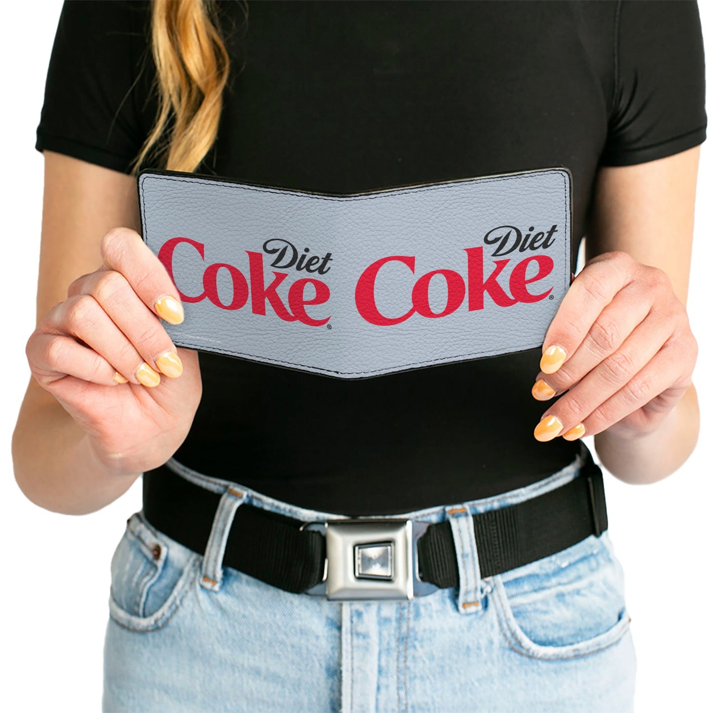 Bi-Fold Wallet - DIET COKE Logo Light Gray/Black/Red