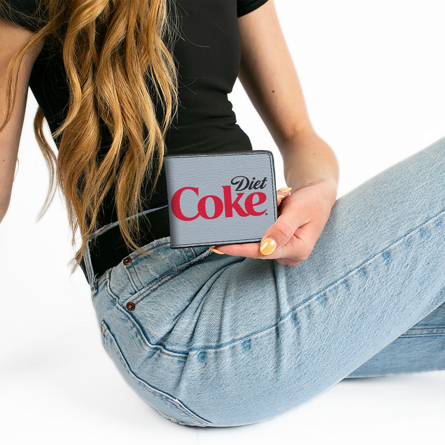 Bi-Fold Wallet - DIET COKE Logo Light Gray/Black/Red