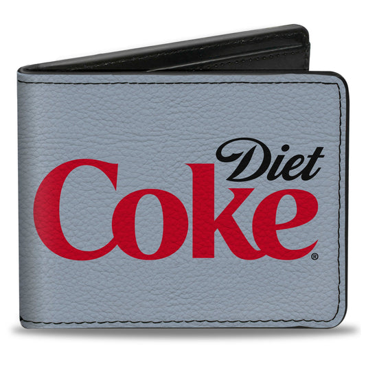 Bi-Fold Wallet - DIET COKE Logo Light Gray/Black/Red