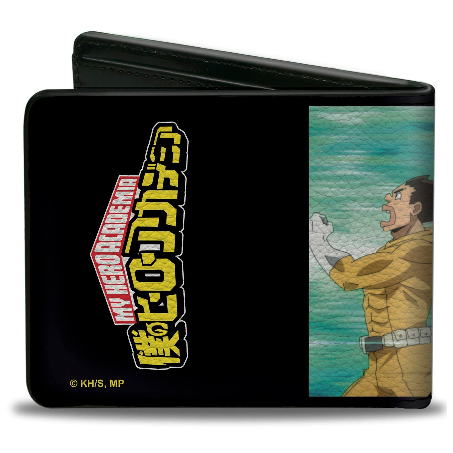 Bi-Fold Wallet - MY HERO ACADEMIA Five Heroes Running Pose and Title Logo Blues