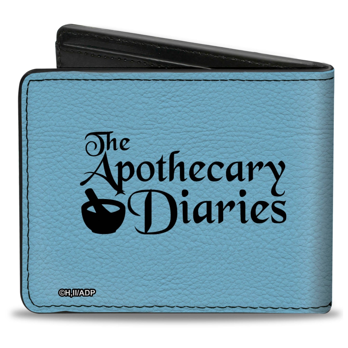 Bi-Fold Wallet - THE APOTHECARY DIARIES Lady Lihua Wise Consort Pose and Title Logo Blue