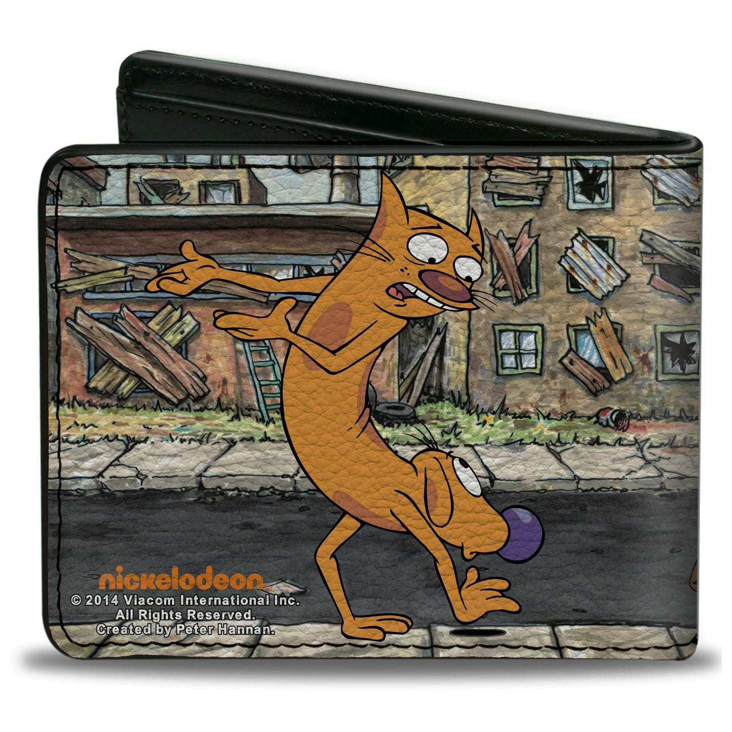 Bi-Fold Wallet - CATDOG Let's Go This Way Poses
