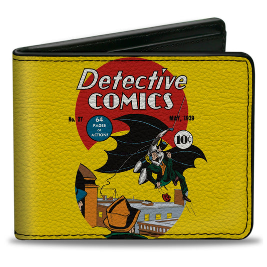 Bi-Fold Wallet - DC Comics Batman No. 27 Comic Cover Scene Yellow