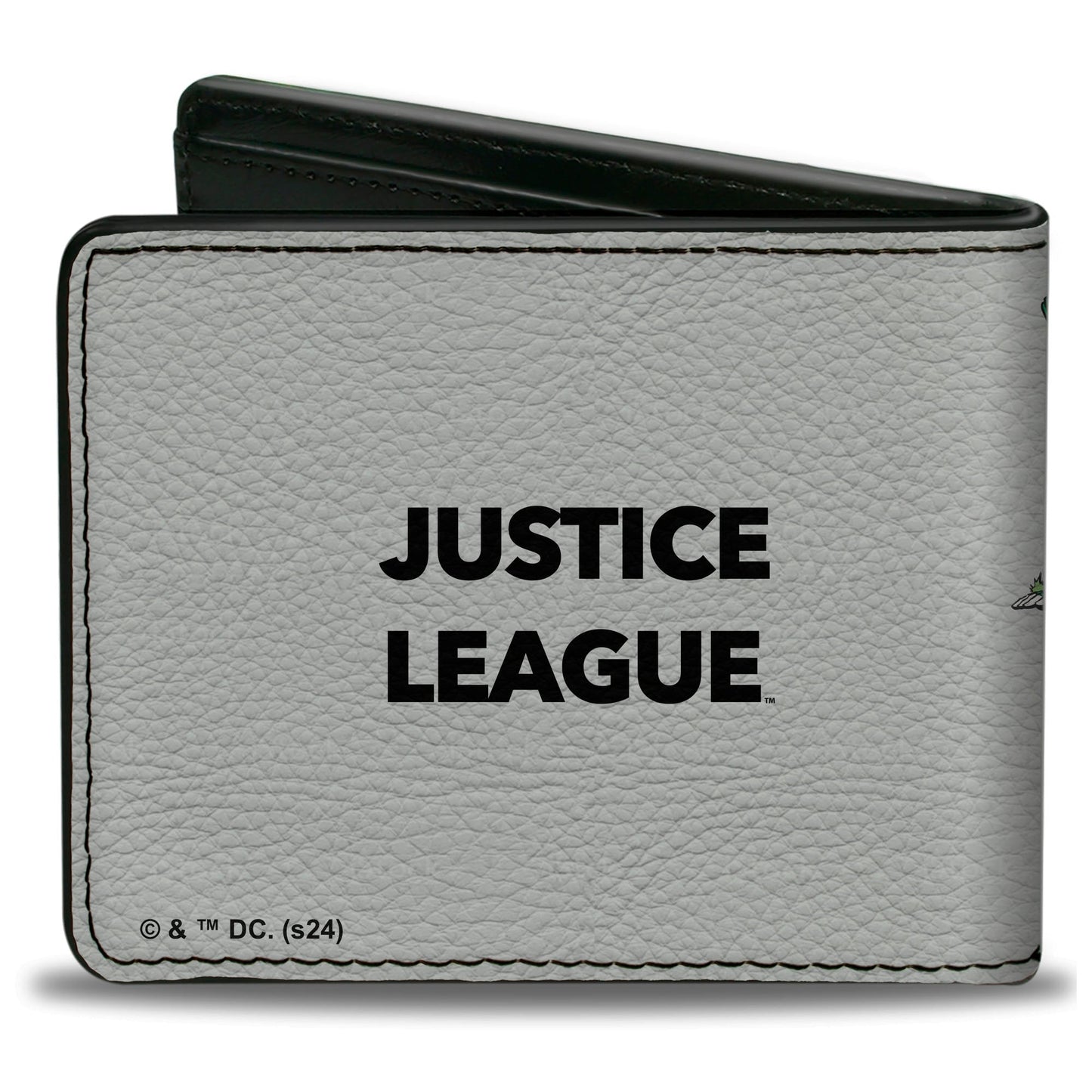 Bi-Fold Wallet - DC JUSTICE LEAGUE Retro Superhero Group Pose White