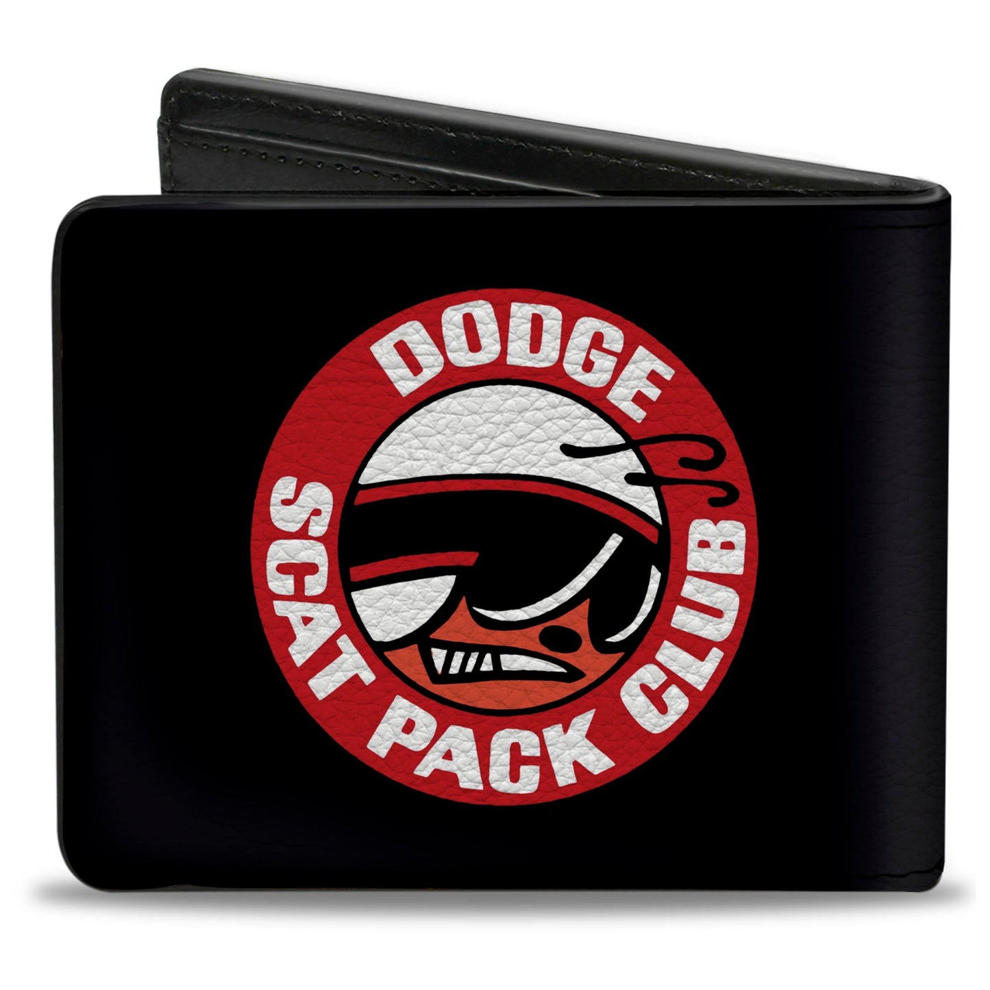 Bi-Fold Wallet - DODGE SCAT PACK CLUB Bumblebee Logo Black Red White
