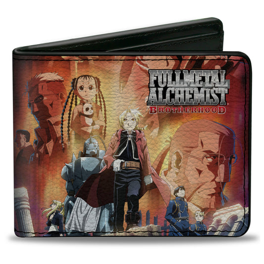 Bi-Fold Wallet - FULLMETAL ALCHEMIST BROTHERHOOD Characters Pose Collage