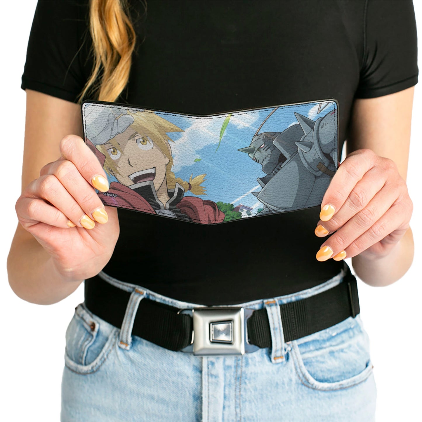 Bi-Fold Wallet - Fullmetal Alchemist Brotherhood Elric Brothers Blue Sky Pose