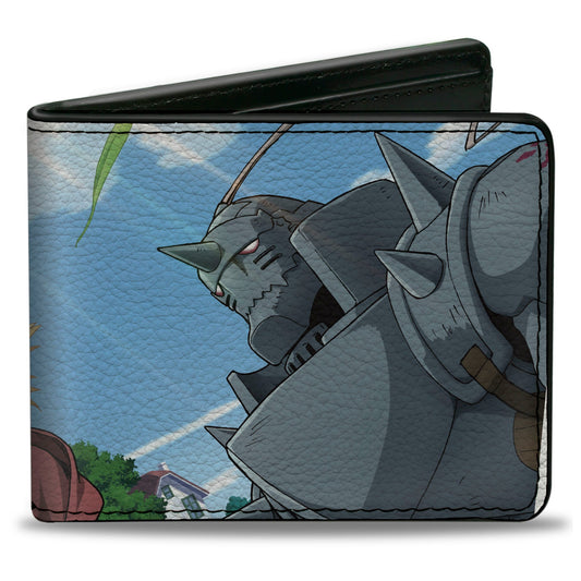 Bi-Fold Wallet - Fullmetal Alchemist Brotherhood Elric Brothers Blue Sky Pose