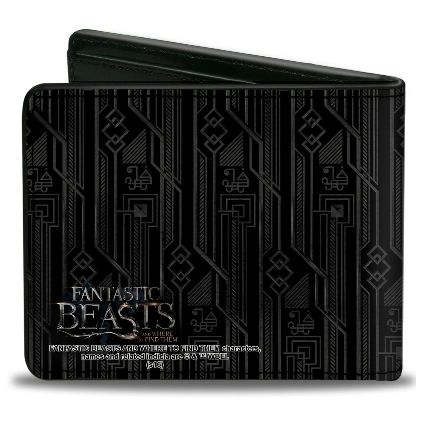 Bi-Fold Wallet - MACUSA Seal Black Gold + FBAWTFT Logo Grays Gold