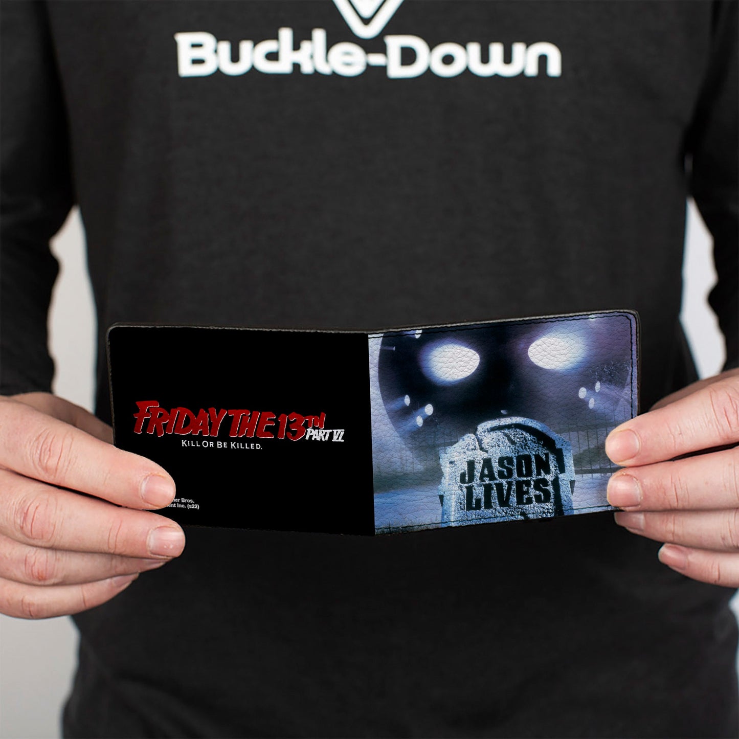 Bi-Fold Wallet - Friday the 13th PART VI KILL OR BE KILLED Movie Poster and Title Logo
