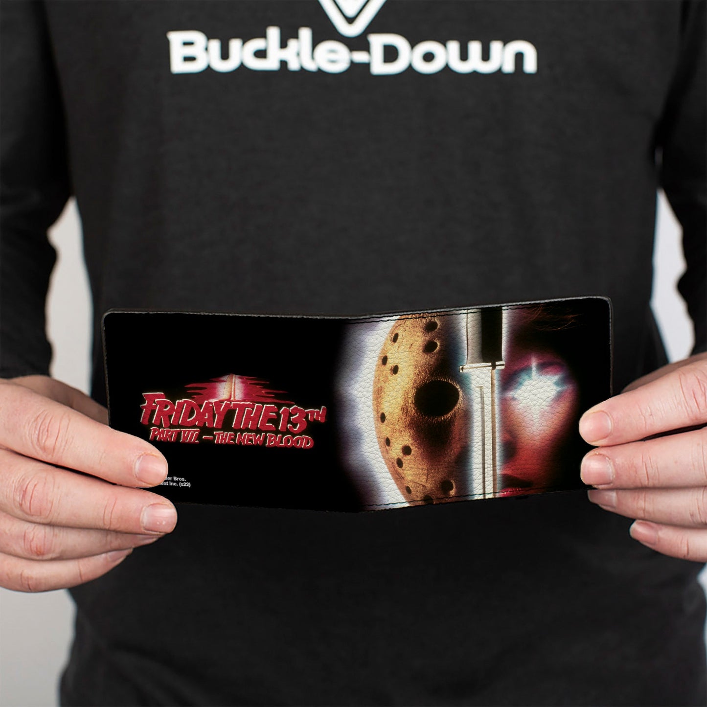 Bi-Fold Wallet - Friday the 13th PART VII THE NEW BLOOD Movie Poster and Title Logo