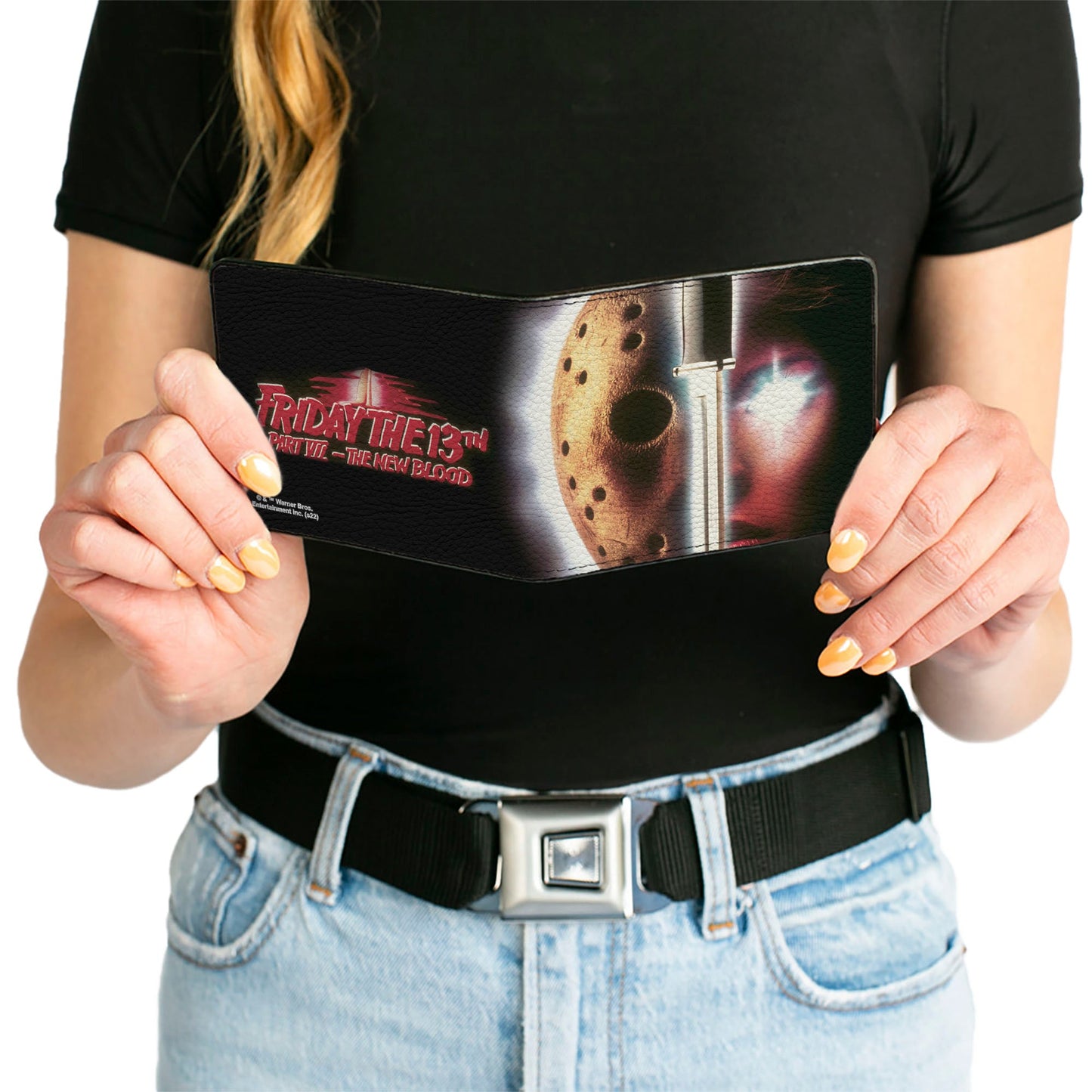 Bi-Fold Wallet - Friday the 13th PART VII THE NEW BLOOD Movie Poster and Title Logo