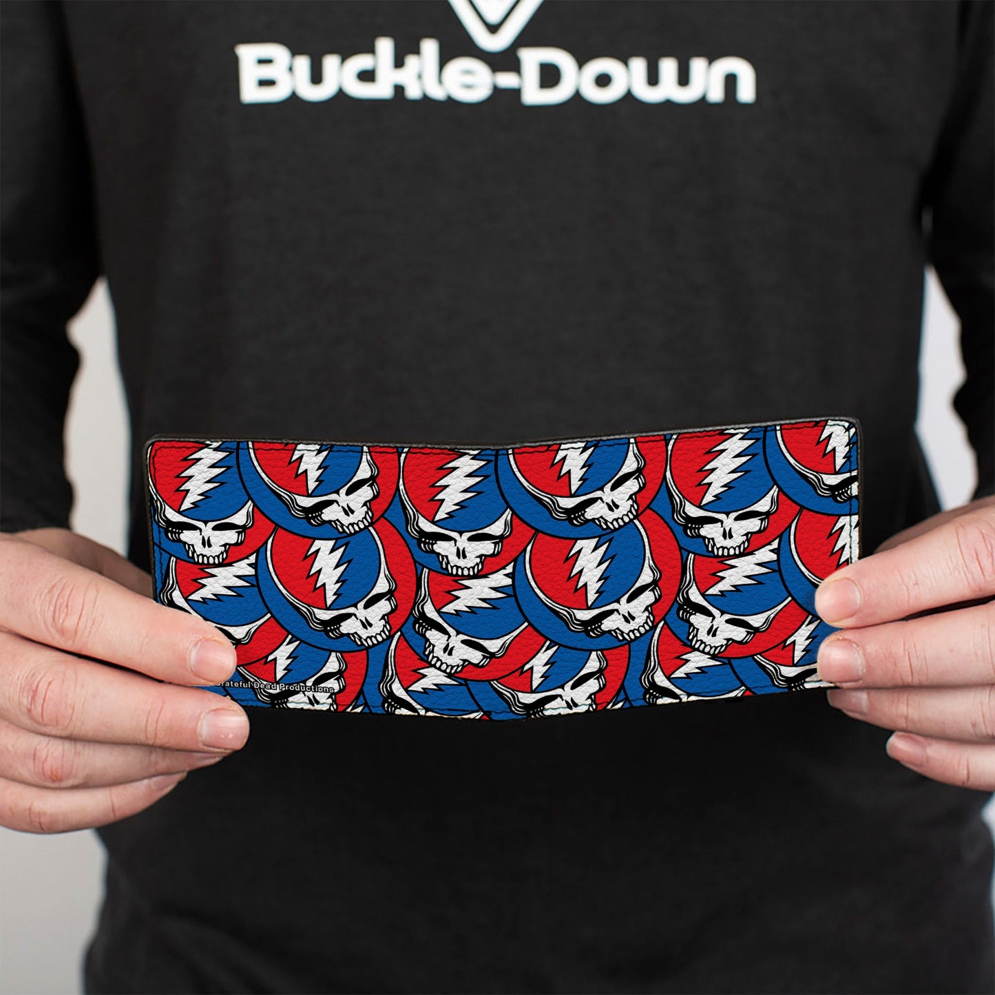 Bi-Fold Wallet - Steal Your Face Stacked Red White Blue
