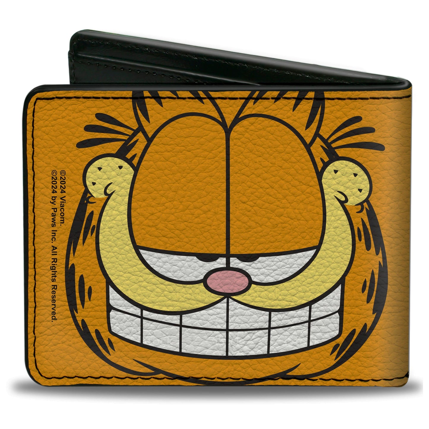 Bi-Fold Wallet - Garfield Smiling Face Character Close-Up Orange