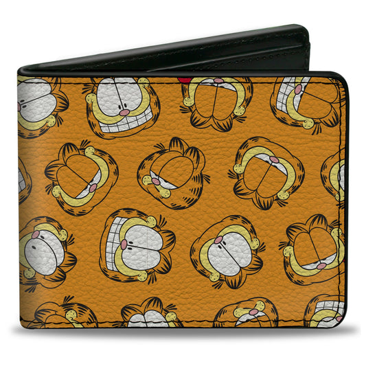 Bi-Fold Wallet - Garfield Expressions Scattered Orange
