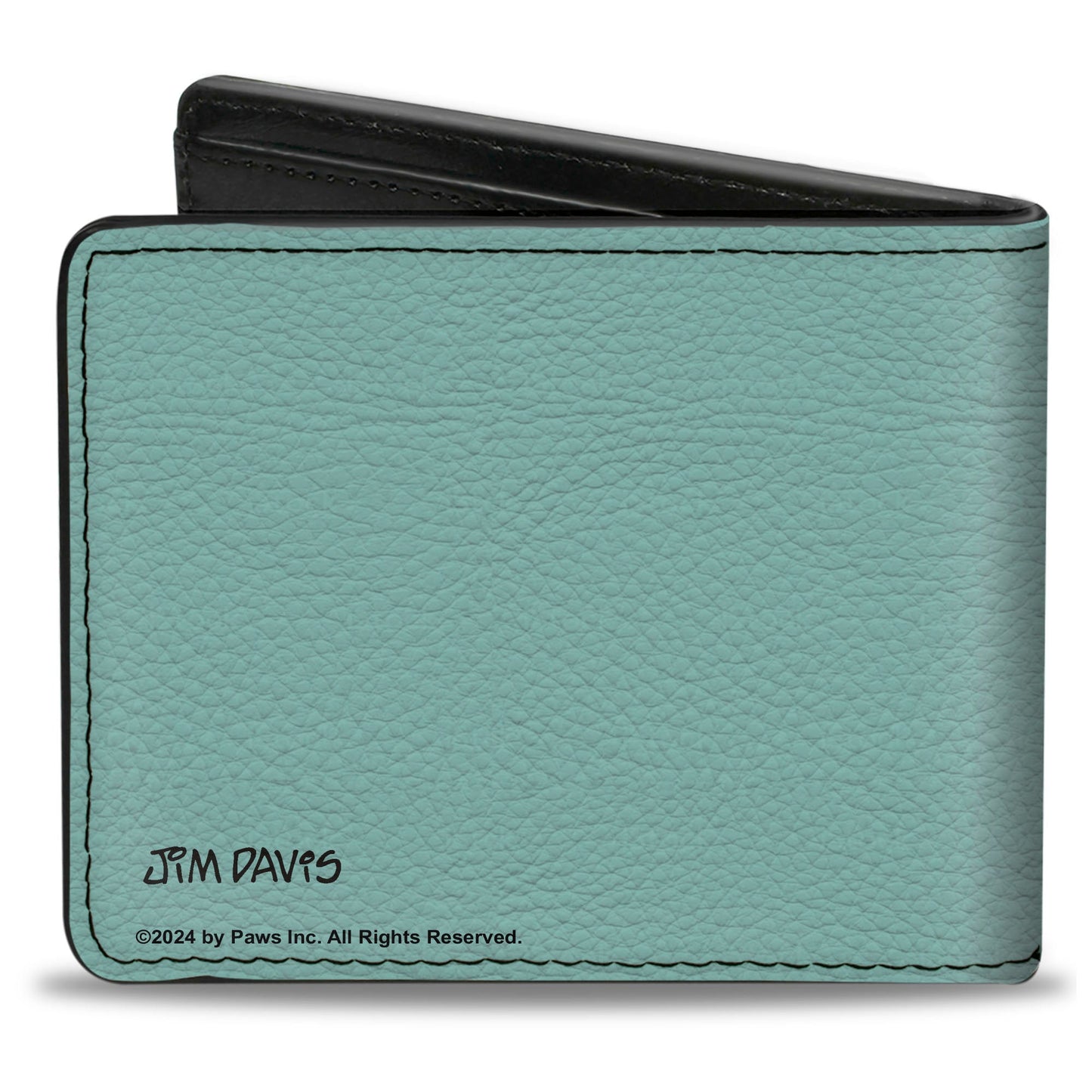 Bi-Fold Wallet - Garfield NEVER MET A LASAGNA Pose Light Blue