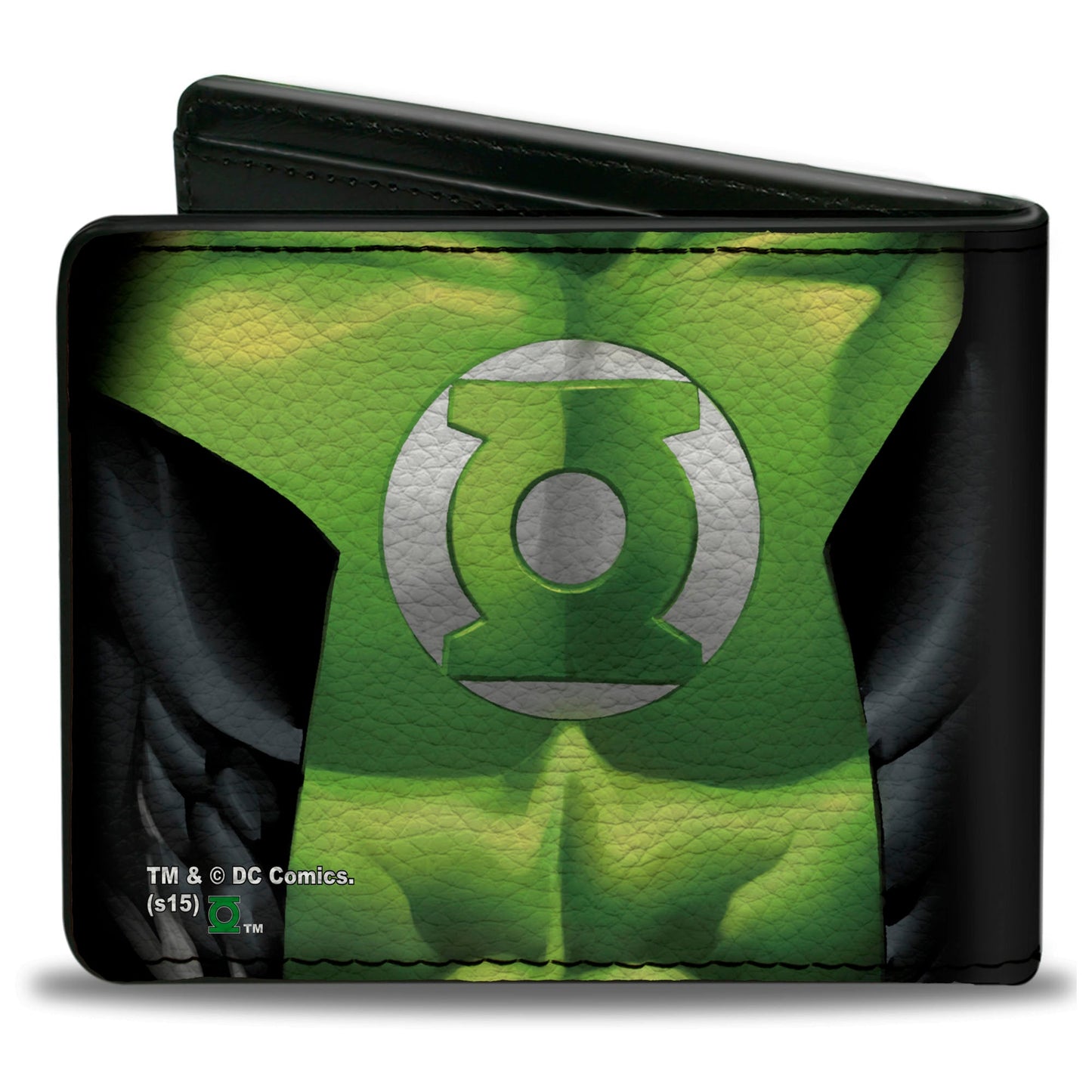 Bi-Fold Wallet - Green Lantern Chest Logo