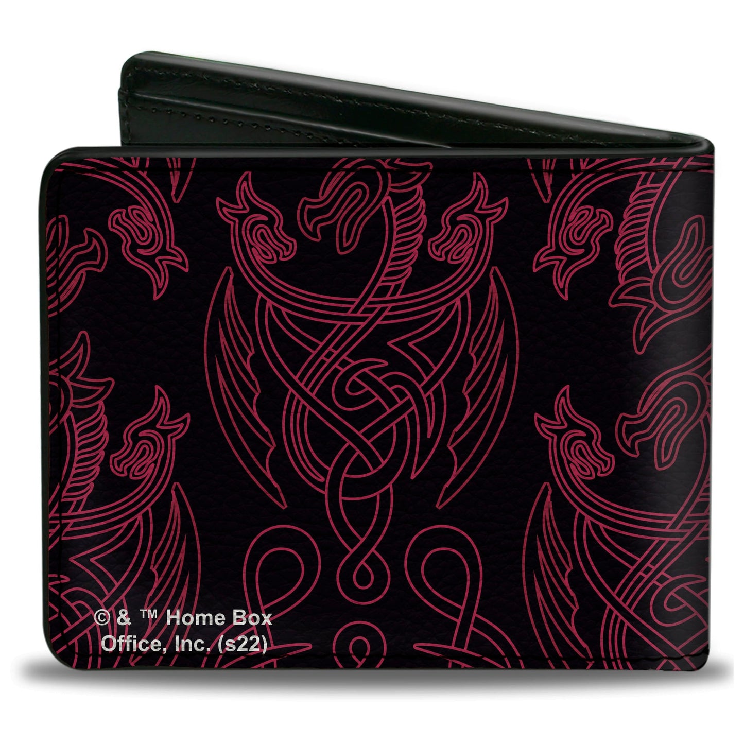 Bi-Fold Wallet - House of the Dragon Title Logo Red Black Yellow