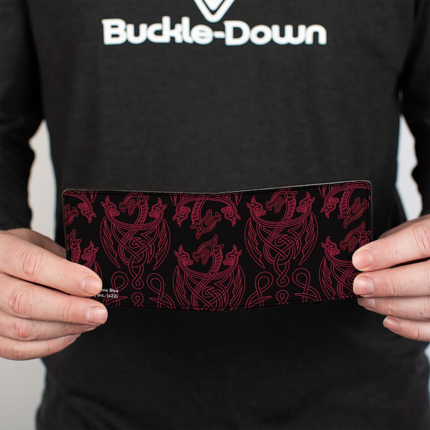 Bi-Fold Wallet - House of the Dragon Title Logo Red Black Yellow