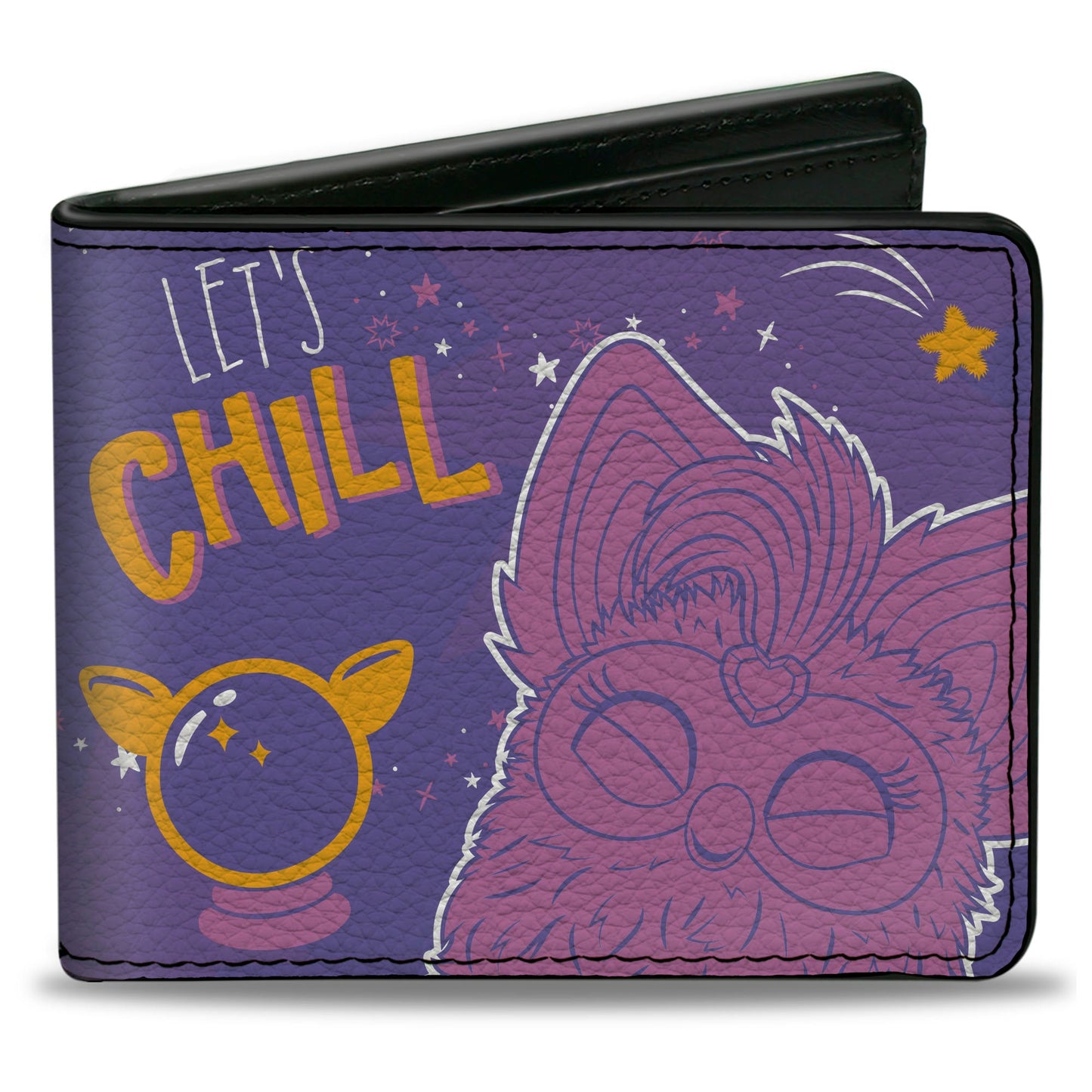Bi-Fold Wallet - Furby Friends LET'S CHILL Pose Purples/Pink