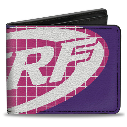 Bi-Fold Wallet - NERF Logo Grid Split Blues/Black/Pink/White