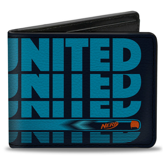 Bi-Fold Wallet - NERF UNITED Repeat and Dart Black/Blue/Orange