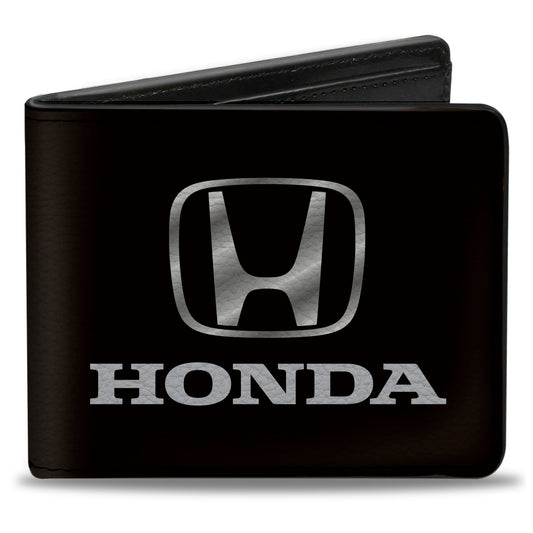 Bi-Fold Wallet - Honda Black Silver